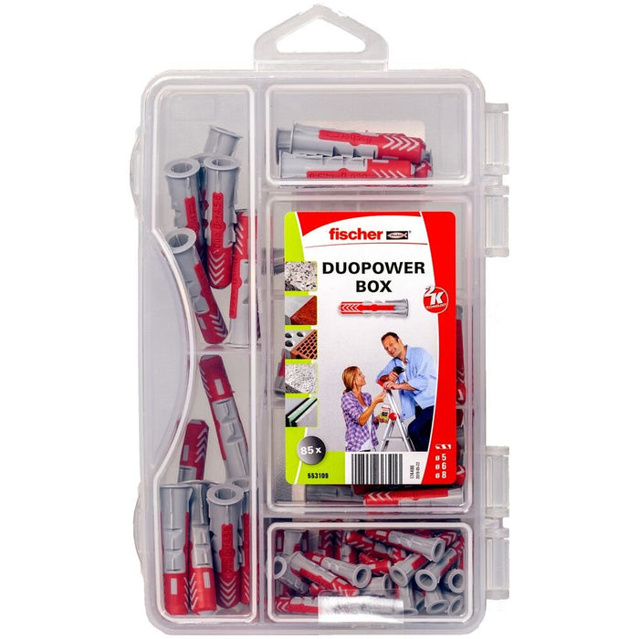 EAN 4048962363913 - Fischer 553109 tornillo de anclaje y taco 85 pieza(s) Enchufe de pared imagen 4