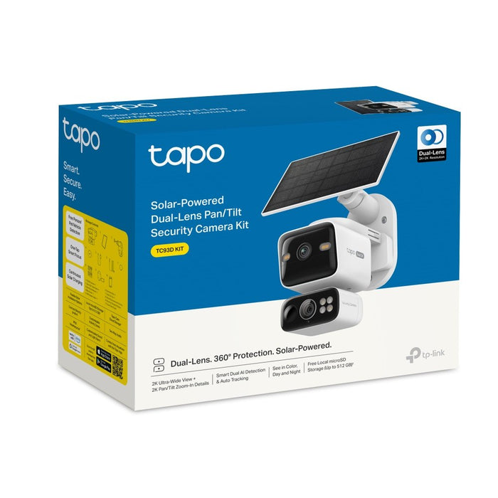 EAN 1210002610766 - TP-Link Tapo Solar-Pow Dual-Lens Pan/Tilt Sec Cam Kit sistema de seguridad inteligente para el hogar imagen 4