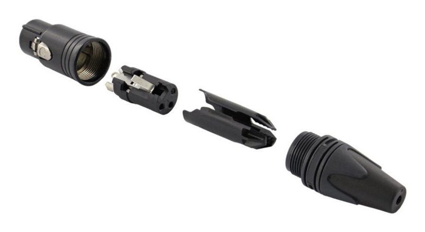 EAN 4015867243077 - Equip 147931 conector 3-Pole XLR Negro imagen 3