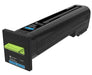 EAN 0734646596305 - Lexmark 82K2XCE cartucho de tóner 1 pieza(s) Original Cian imagen 1