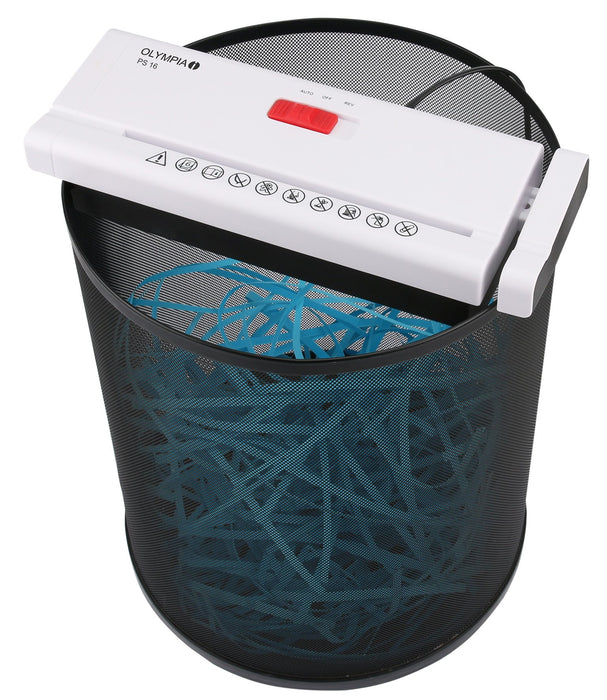 EAN 4030152027057 - Olympia 2705 triturador de papel Corte en tiras 34 cm Blanco imagen 5