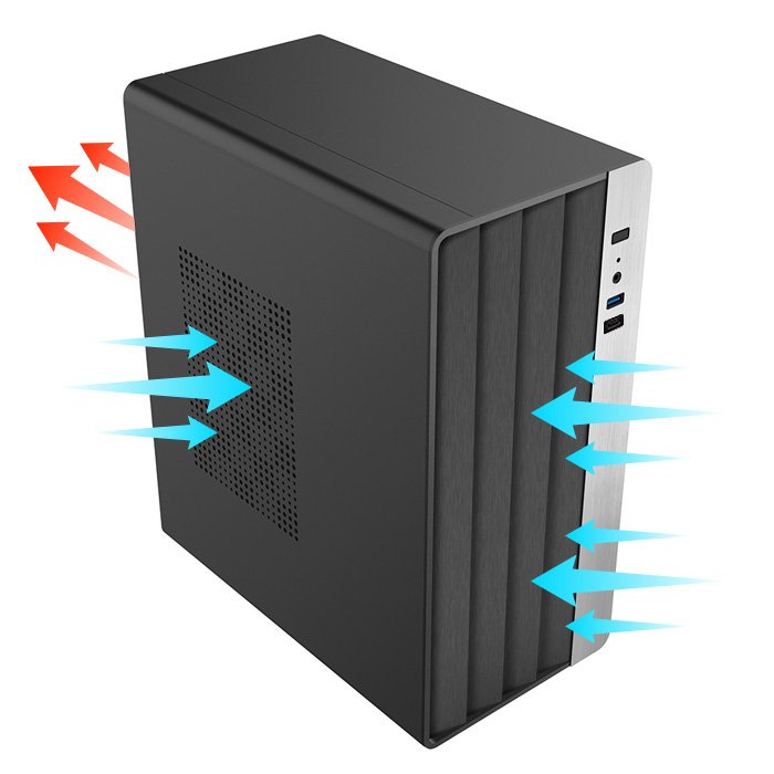 EAN 8436624423581 - CoolBox COO-PCM870-1 carcasa de ordenador Midi Tower Negro imagen 9
