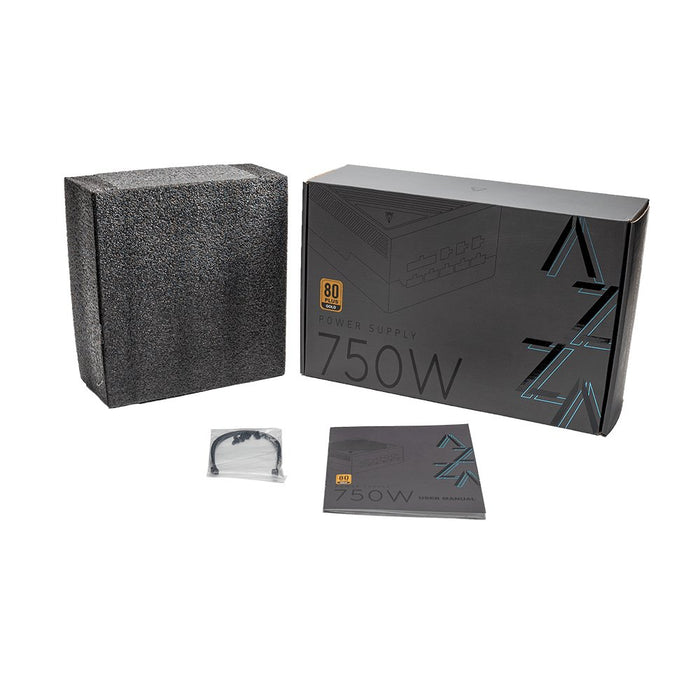 EAN 4712839557377 - Azza PSAZ 750G unidad de fuente de alimentación 750 W 20+4 pin ATX ATX Negro imagen 4