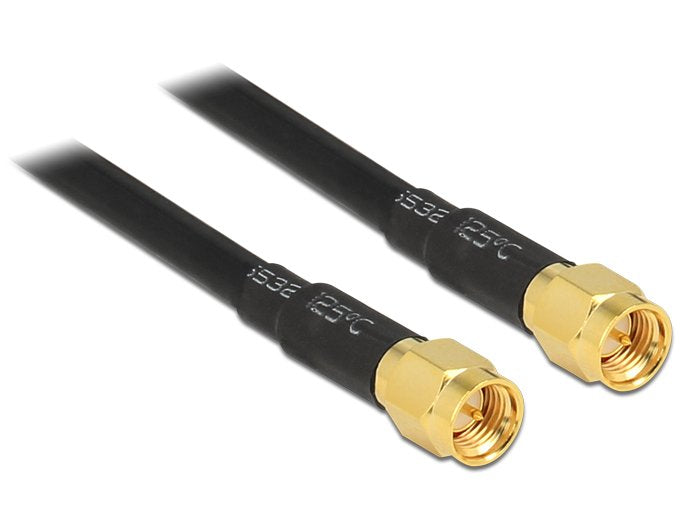 EAN 4043619888917 - DeLOCK 88891 cable coaxial LMR195 5 m Negro imagen 1