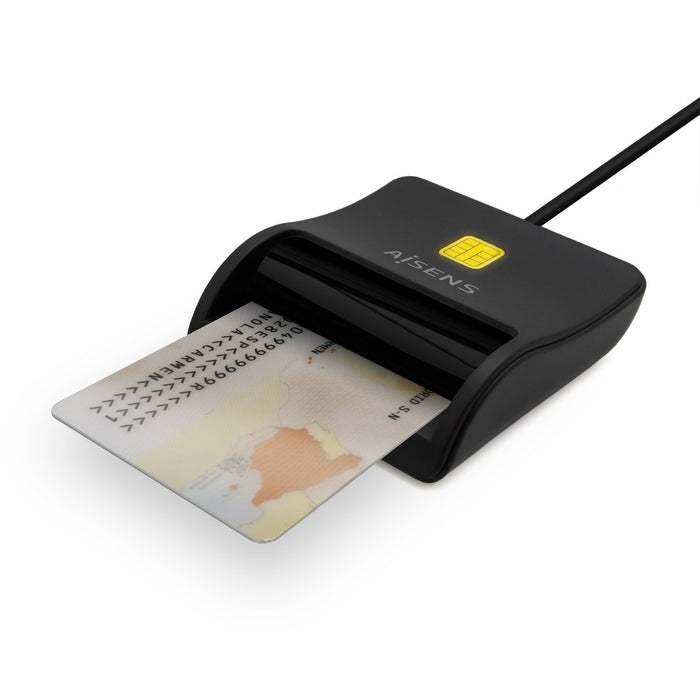 EAN 8436574706291 - AISENS ASCR-SN03C-BK lector de control de acceso Lector USB de control de acceso imagen 3