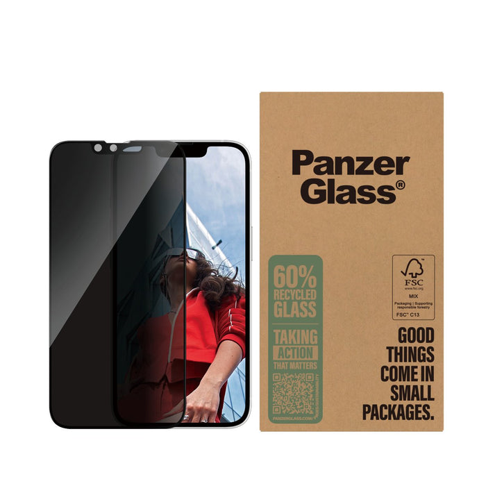 EAN 5715685021909 - PanzerGlass ® Privacy Screen Protector iPhone 17e | 16e | 14 | 13 | 13 Pro | Ultra-Wide Fit Protector de  imagen 2