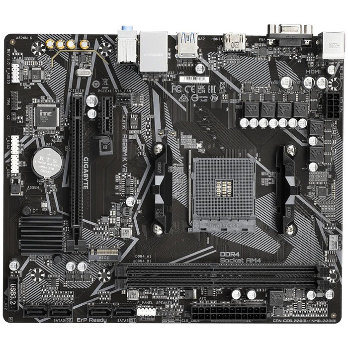 EAN 4719331852771 - GIGABYTE A520M K V2 placa base AMD A520 Zócalo AM4 micro ATX imagen 2