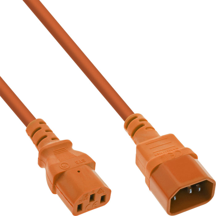 EAN 4043718297290 - InLine 16503O cable de transmisión Naranja 0,3 m C13 acoplador C14 acoplador imagen 1