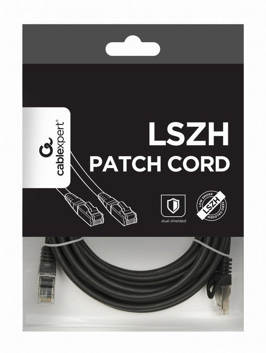 EAN 8716309098588 - Gembird PP6A-LSZHCU-BK-5M cable de red Negro Cat6a S/FTP (S-STP) imagen 1