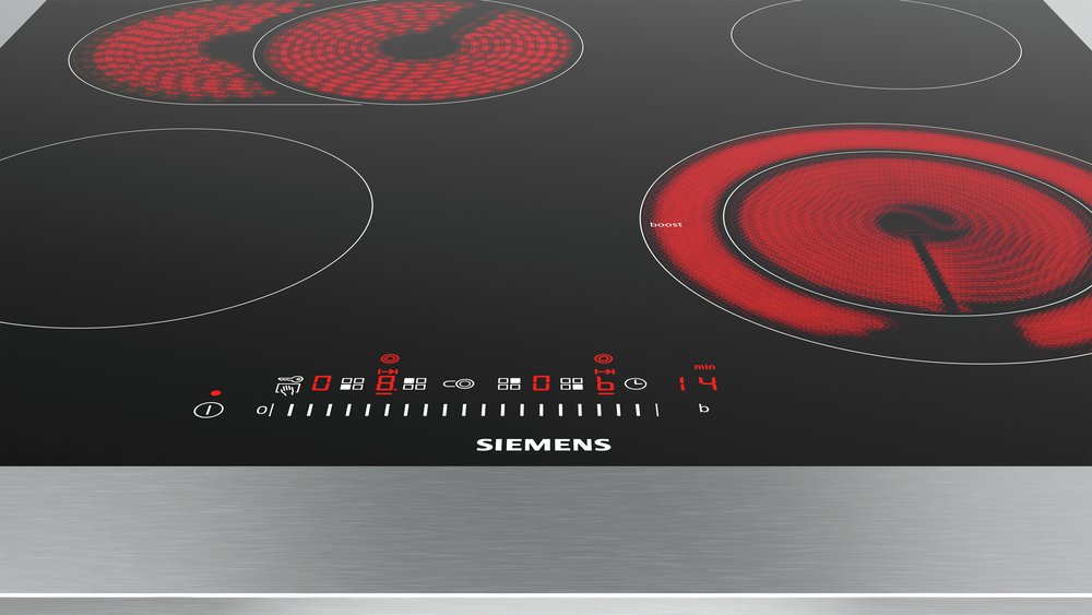 EAN 4242003762127 - Siemens ET601FNP1E hobs Negro, Acero inoxidable Integrado Cerámico 4 zona(s) imagen 3