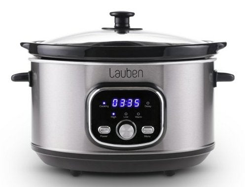 EAN 4260645680494 - Lauben LBNSC3500SB olla de cocción lenta 3,5 L 200 W Negro, Acero inoxidable imagen 1