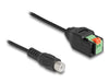 EAN 4043619663279 - DeLOCK 66327 cable de vídeo compuesto 0,15 m Bloque de terminales (2 pines) Negro, Verde imagen 1