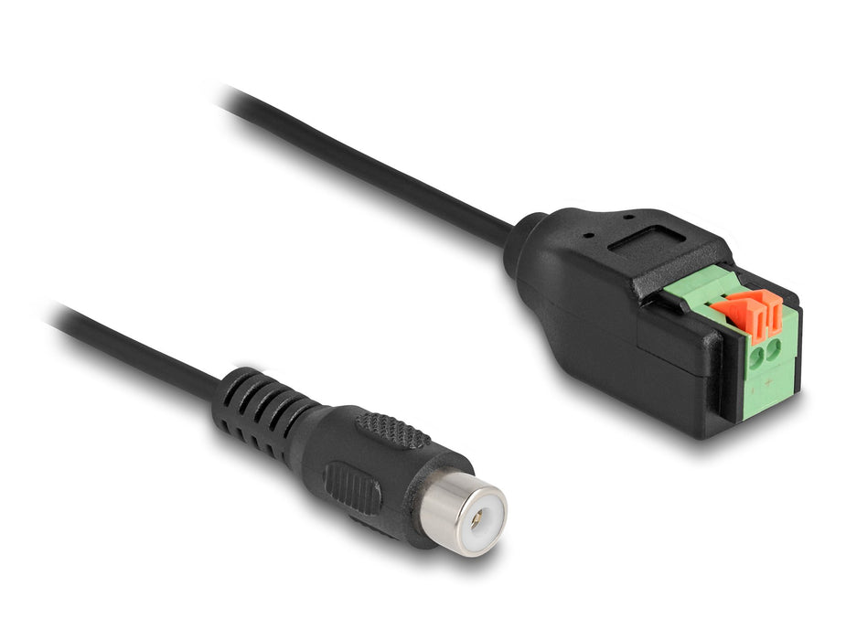 EAN 4043619663279 - DeLOCK 66327 cable de vídeo compuesto 0,15 m Bloque de terminales (2 pines) Negro, Verde imagen 1