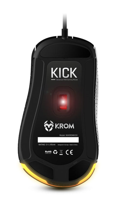 EAN 8436587971853 - Krom Kick ratón Juego mano derecha USB tipo A Óptico 6200 DPI imagen 10