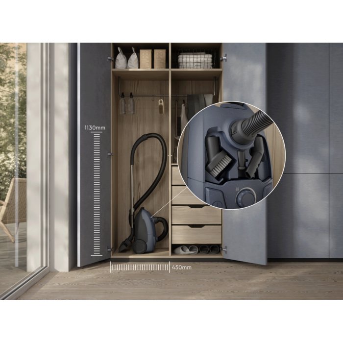 EAN 7333394021362 - Electrolux EB31C1DB aspiradora 3 L Secar 750 W Bolsa para el polvo imagen 13