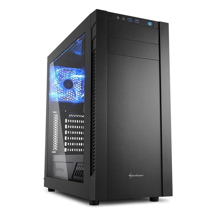EAN 4044951019304 - Sharkoon S25-W Midi Tower Negro imagen 1
