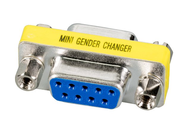 EAN 4049759052294 - EFB Elektronik D-Sub 9 F/F D-Sub 9-pin Metálico, Amarillo imagen 1