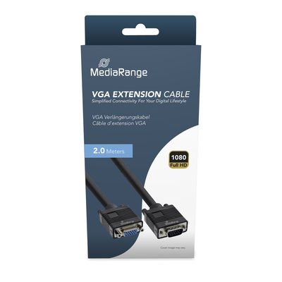 EAN 4260664878155 - MediaRange MRCS249 cable VGA 2 m VGA (D-Sub) Negro imagen 2