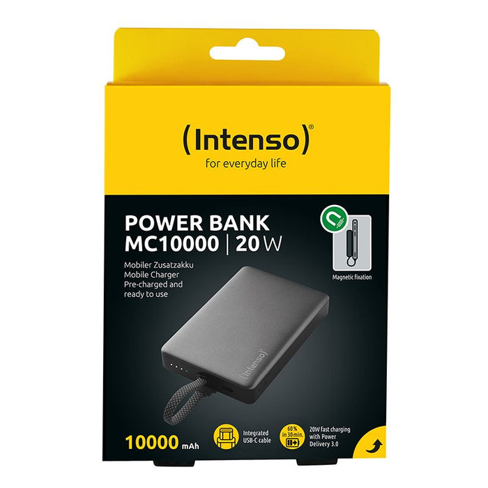 EAN 4034303037612 - Intenso MC10000 Polímero de litio 10000 mAh Cargador inalámbrico Negro, Gris imagen 3