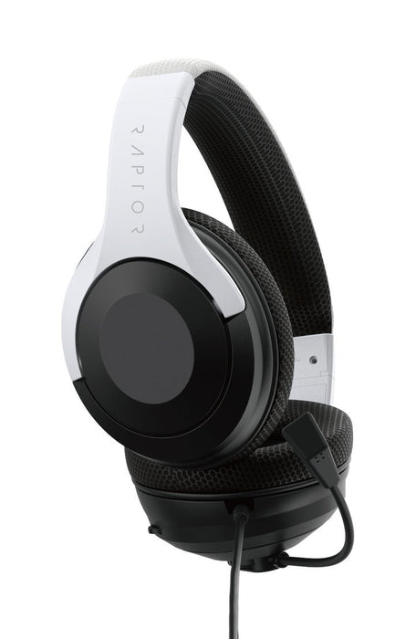 EAN 4251236201013 - Raptor Gaming RG-H300-W auricular y casco Auriculares Alámbrico Diadema Juego Negro, Blanco imagen 2