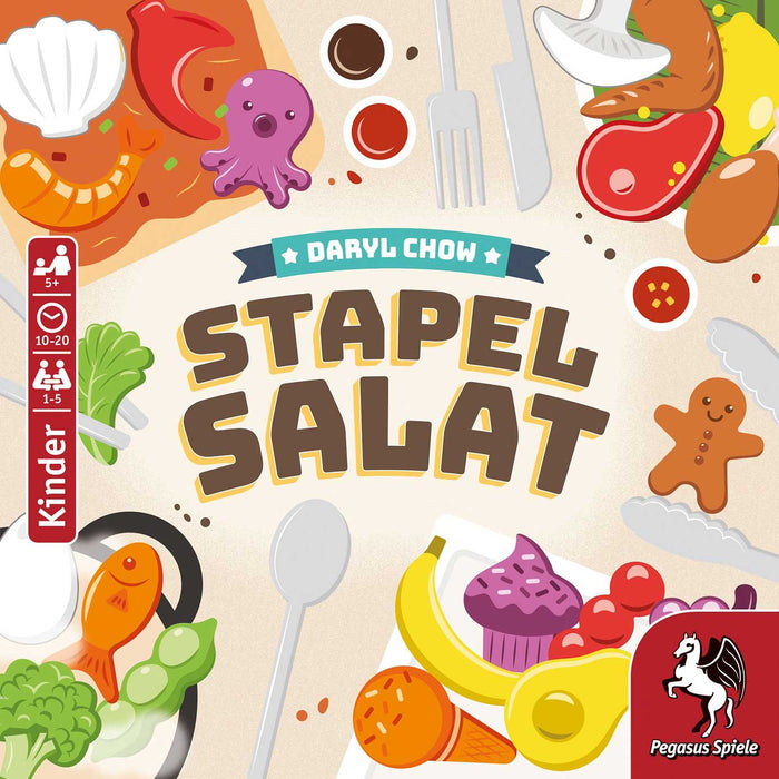 EAN 4250231739231 - Pegasus Spiele Stapelsalat Stacked salad 20 min Juego de mesa Educativo imagen 3