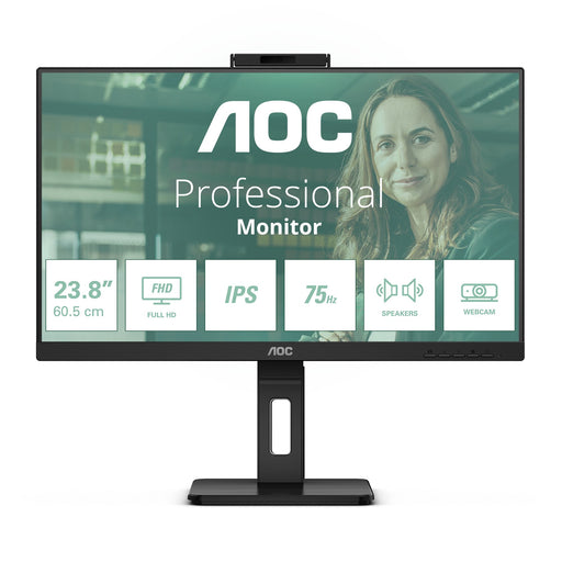 EAN 4038986140775 - AOC 24P3QW pantalla para PC 60,5 cm (23.8") 1920 x 1080 Pixeles Full HD Negro imagen 1