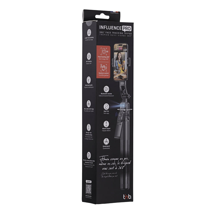 EAN 3303170127902 - T'nB INTRIPODCAM tripode Smartphone 3 pata(s) Negro imagen 6