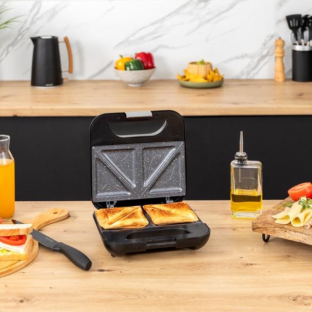 EAN 8435484029636 - Cecotec 02963 sandwichera 800 W Acero inoxidable, Negro imagen 8
