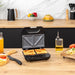 EAN 8435484029636 - Cecotec 02963 sandwichera 800 W Acero inoxidable, Negro imagen 8