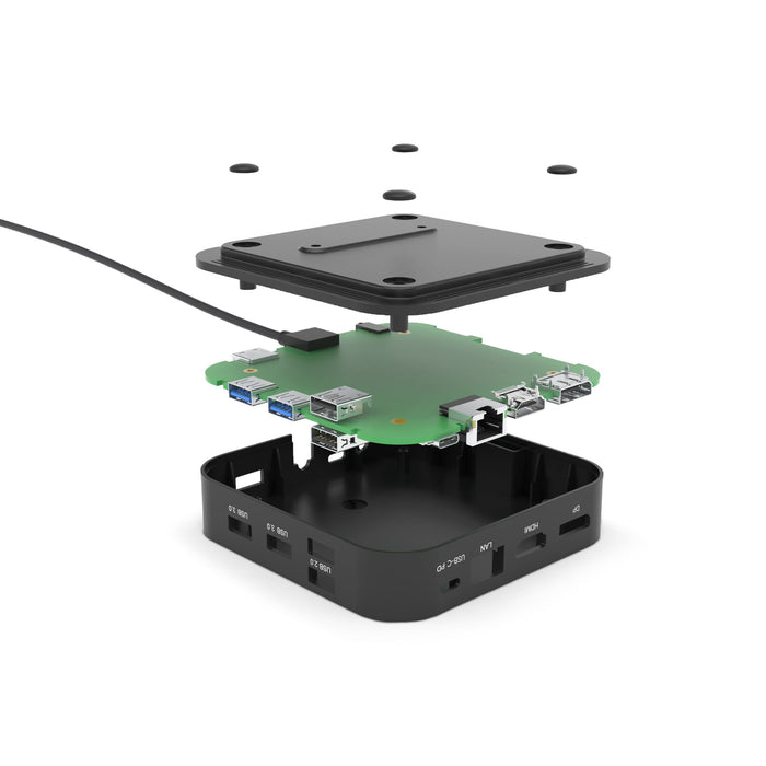 EAN 7640186417044 - DICOTA D31949 base para portátil y replicador de puertos Alámbrico USB Tipo C Negro imagen 7