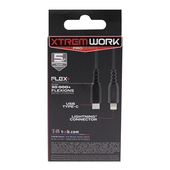 EAN 3303170103258 - T'nB XCBLTC150 cable de conector Lightning 1,5 m Negro imagen 4
