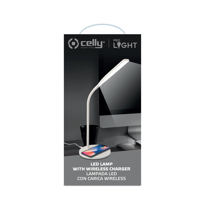 EAN 8021735198109 - Celly WLLIGHT10WWH cargador de dispositivo móvil Smartphone Blanco USB Cargador inalámbrico Interior imagen 2