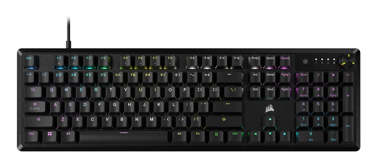 EAN 840006686699 - Corsair K70 CORE teclado Juego USB QWERTY Portugués Negro imagen 1