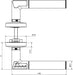 EAN 4042203418141 - Assa Abloy 492-08---11---7 picaporte Manilla sin llave Interior Diestra imagen 2