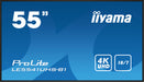 EAN 4948570120956 - iiyama LE5541UHS-B1 pantalla de señalización Pantalla plana para señalización digital 138,7 cm (54.6") LC imagen 2