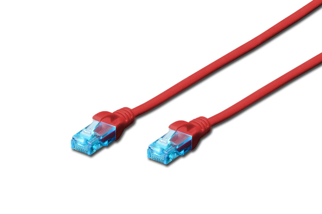 EAN 4016032198987 - Digitus 10m Cat5e U/UTP cable de red Rojo U/UTP (UTP) imagen 1