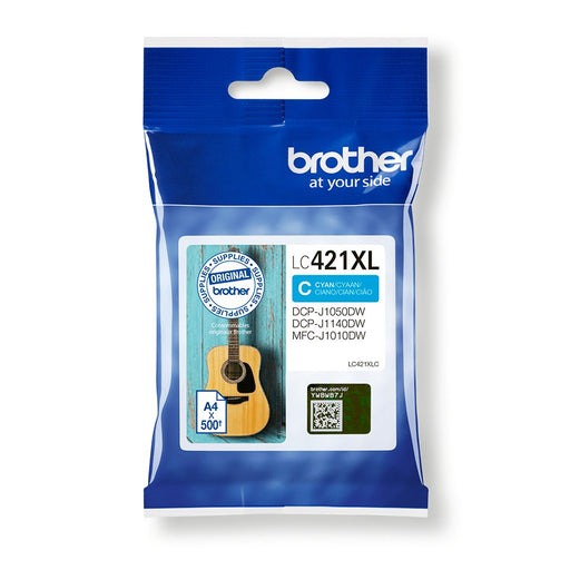 EAN 4977766810418 - Brother LC-421XLC cartucho de tinta 1 pieza(s) Original Alto rendimiento (XL) Cian imagen 1