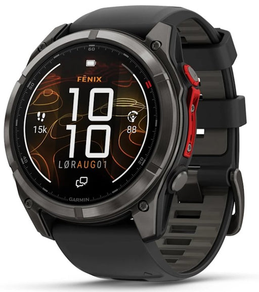 EAN 753759348182 - Garmin fēnix 8 Pro 3,56 cm (1.4") LED 51 mm Digital 454 x 454 Pixeles Pantalla táctil Negro, Gris, Titanio imagen 1