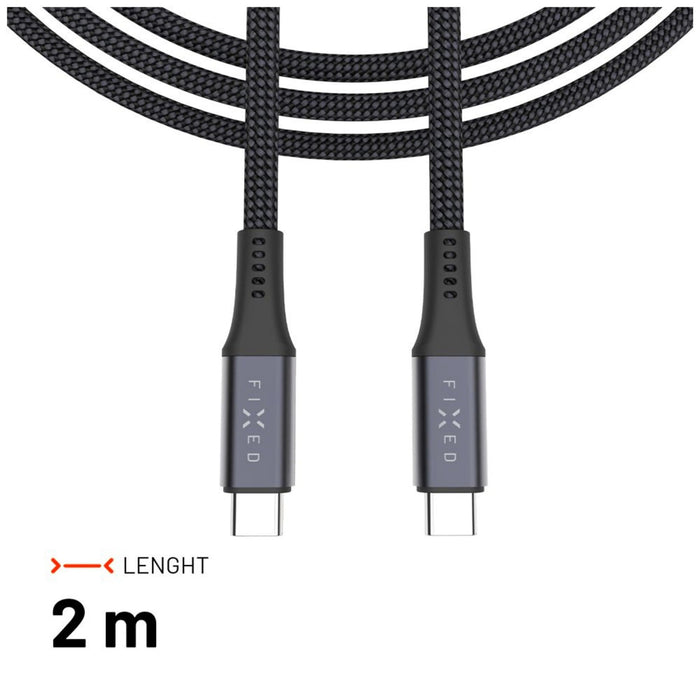 EAN 8591680168675 - FIXED FIXDBP-CC2-GR cable USB USB 2.0 2 m USB C 20 Gbit/s 240 W Gris imagen 5