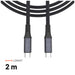 EAN 8591680168675 - FIXED FIXDBP-CC2-GR cable USB USB 2.0 2 m USB C 20 Gbit/s 240 W Gris imagen 5