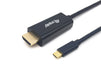 EAN 4015867228685 - Equip 133411 adaptador de cable de vídeo 1 m USB Tipo C HDMI tipo A (Estándar) Negro imagen 1