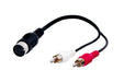 EAN 4040849500046 - Goobay 50004 cable de audio 0,2 m DIN (5-pin) 2 x RCA Negro, Rojo, Blanco imagen 1