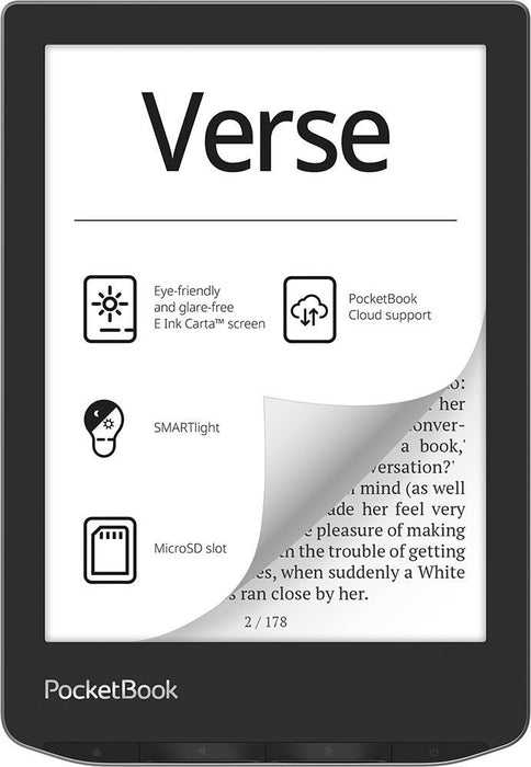 EAN 4029164135355 - PocketBook Verse lectore de e-book 8 GB Wifi Gris imagen 1