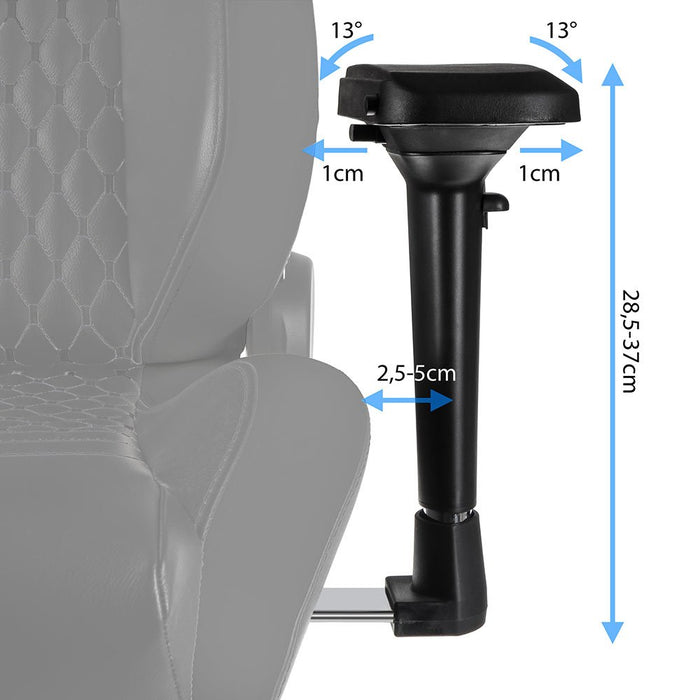 EAN 4250144800271 - noblechairs EPIC Silla para videojuegos de PC Asiento acolchado Negro imagen 7