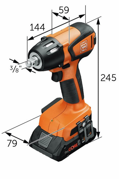 EAN 4014586982908 - FEIN 99100001554 atornilladora de impacto con batería 1/2" 1700 RPM 18 V imagen 11