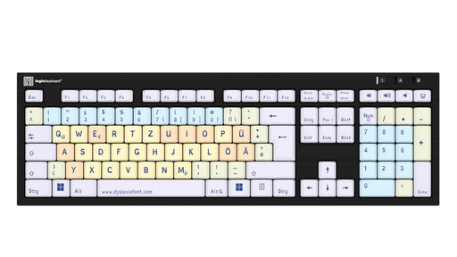 EAN 5707795020576 - Logickeyboard Nero teclado Hogar / Oficina USB QWERTZ Alemán Negro, Blanco imagen 1