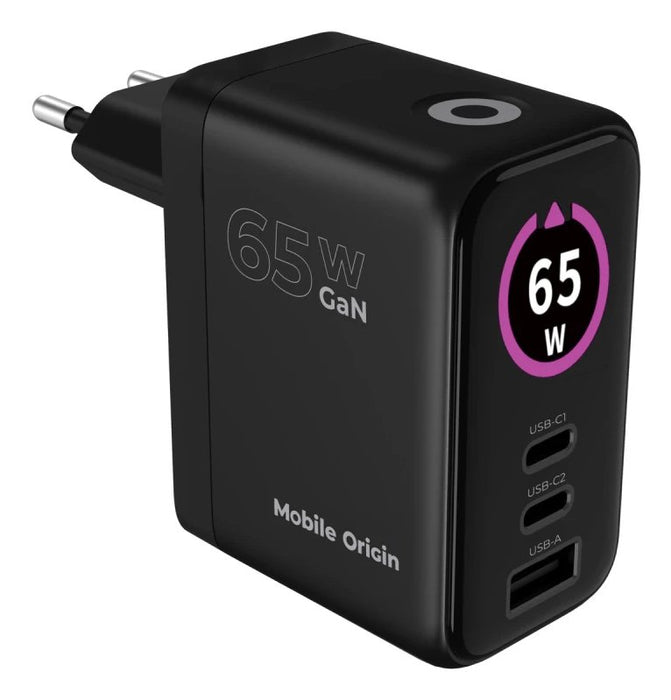 EAN 8594215995500 - Mobile Origin MO-65WDCH-PW20 cargador de dispositivo móvil Universal Negro Corriente alterna Carga rápida imagen 2