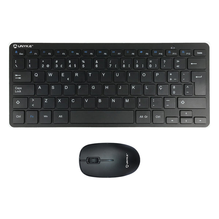 EAN 6974560220205 - UNYKAch UK505448 teclado Ratón incluido Oficina RF inalámbrico QWERTY Portugués Negro imagen 1