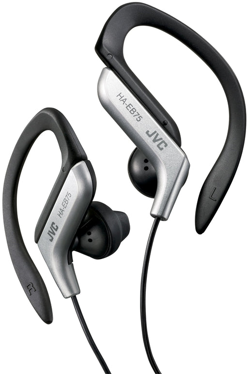 EAN 4975769009600 - JVC HA-EB75 Auriculares Alámbrico gancho de oreja, Dentro de oído Deportes Negro, Plata imagen 1