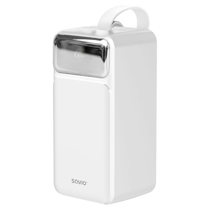 EAN 5907264119873 - Savio BA-15 batería externa Polímero de litio 50000 mAh Blanco imagen 5